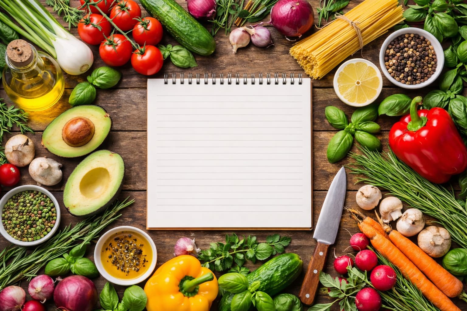 Ingredienten op een werkblad