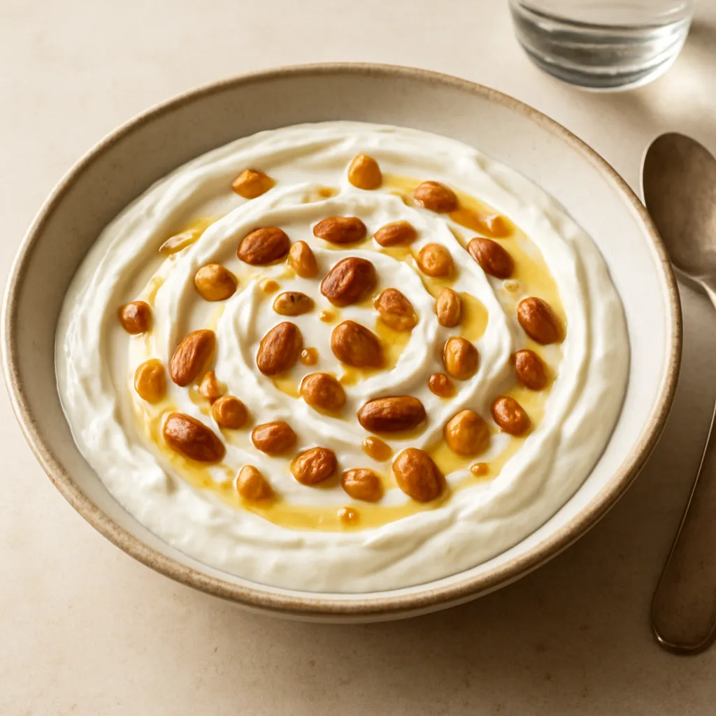 Kwark met Knapperige Noten en Honing