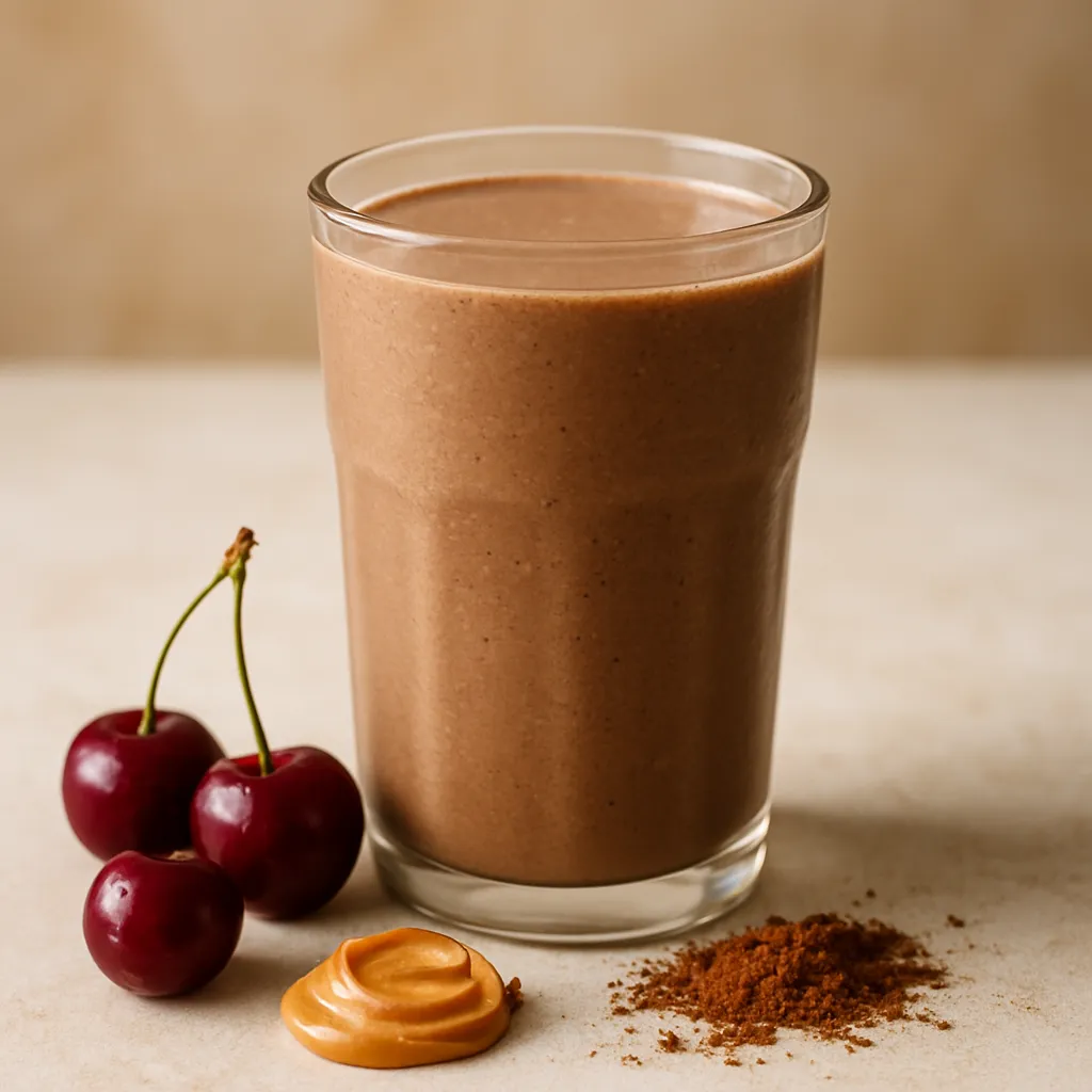 Pindakaas cacao shake